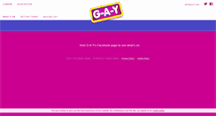 Desktop Screenshot of g-a-y.co.uk